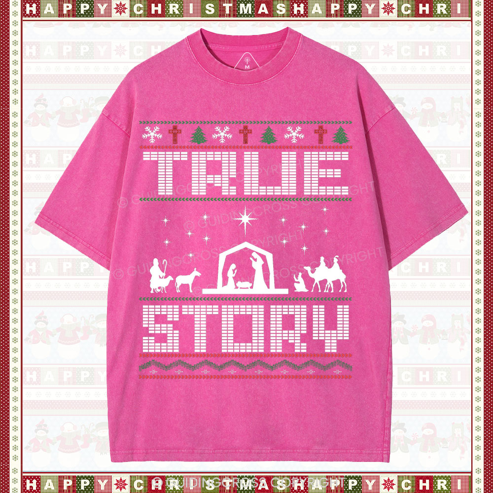 True Story Christian Washed T-Shirt