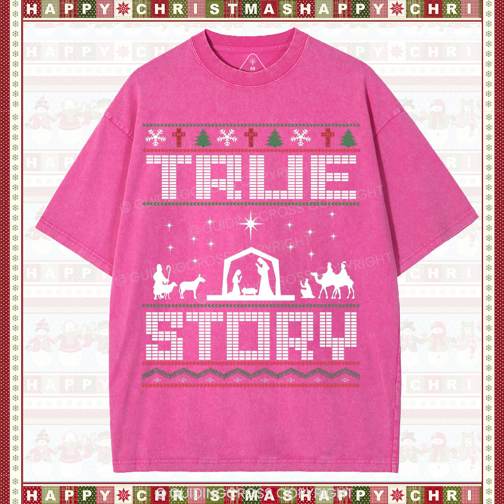 True Story Christian Washed T-Shirt