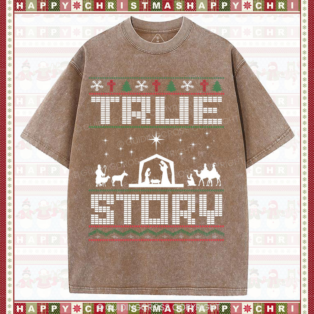 True Story Christian Washed T-Shirt