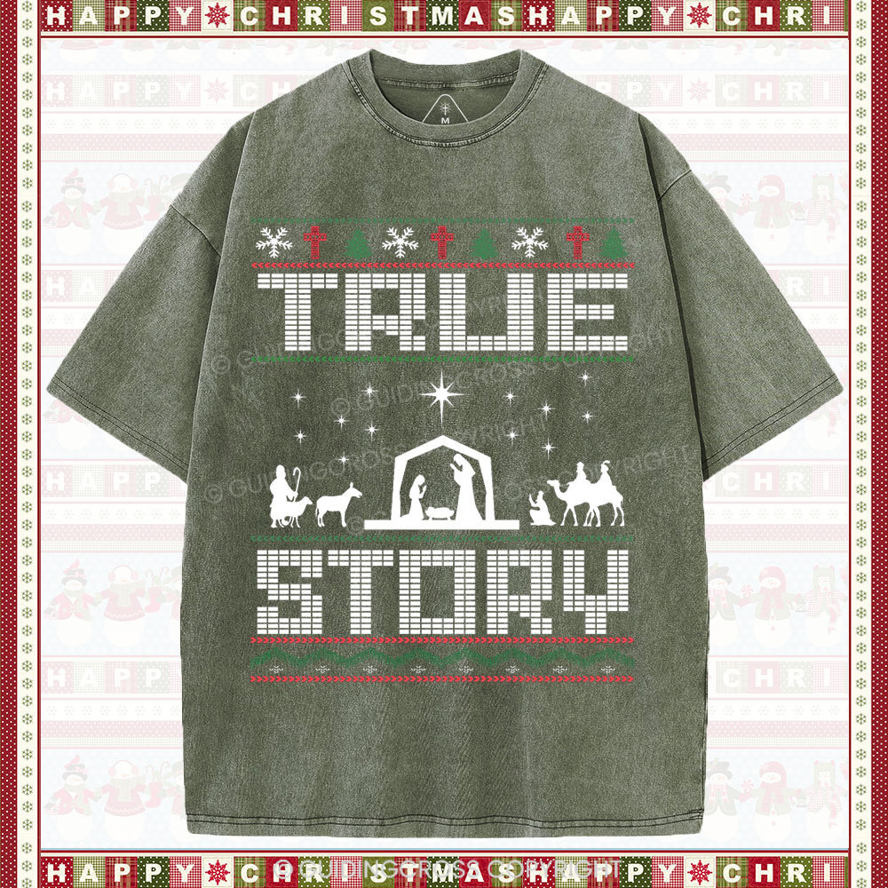True Story Christian Washed T-Shirt