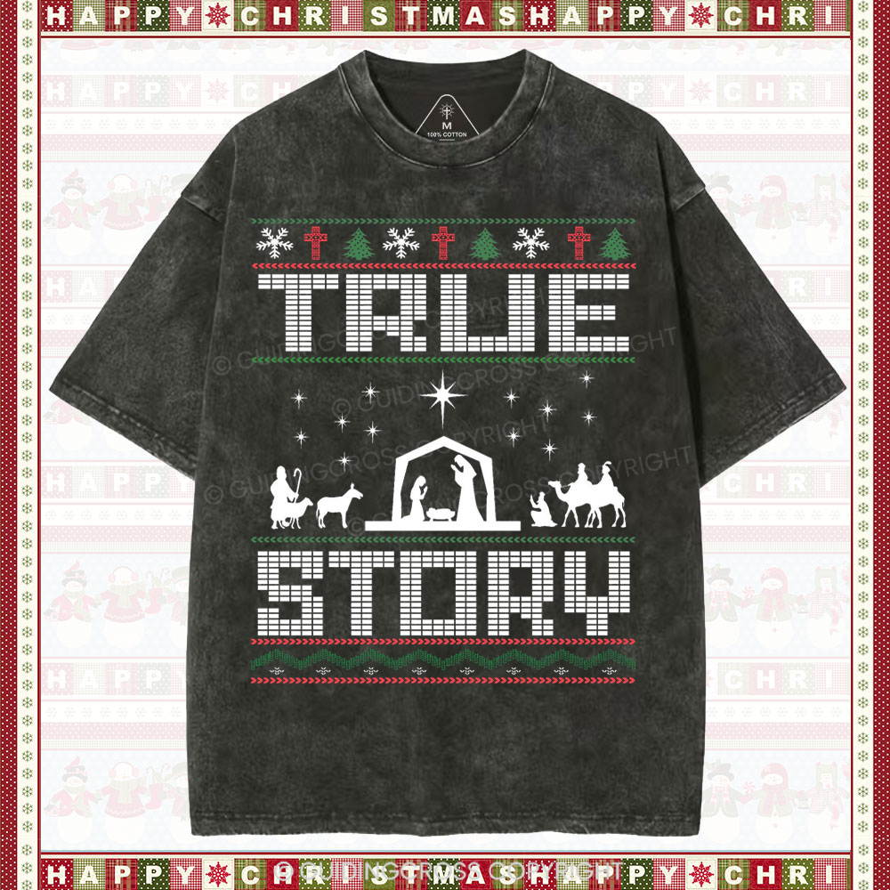 True Story Christian Washed T-Shirt