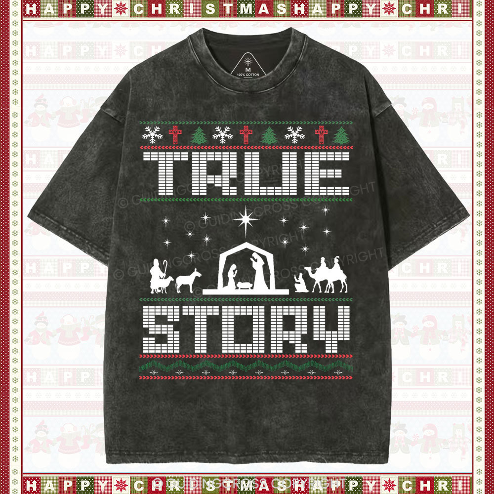 True Story Christian Washed T-Shirt