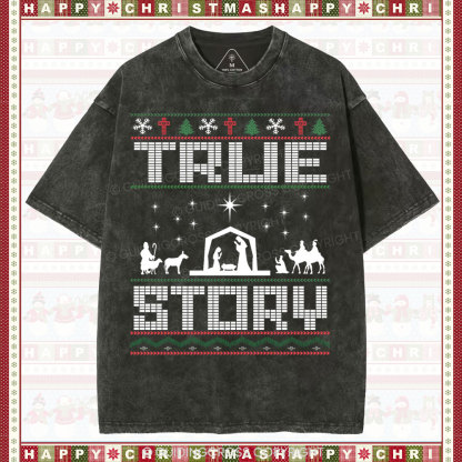 True Story Christian Washed T-Shirt