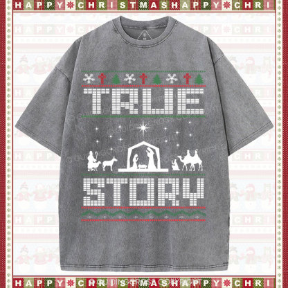 True Story Christian Washed T-Shirt