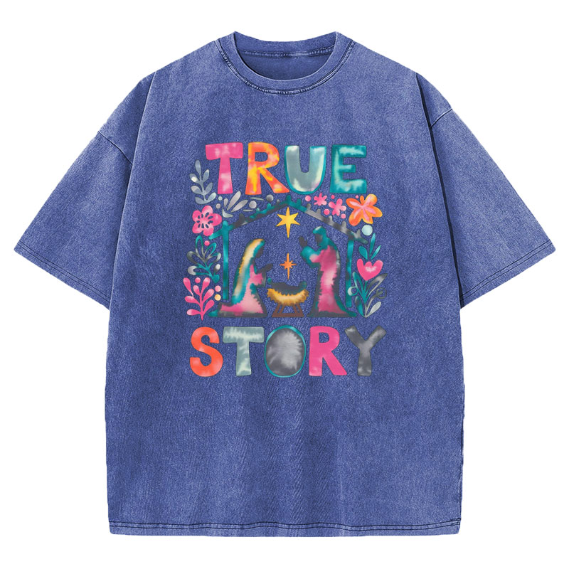 True Story Christian Washed T-shirt