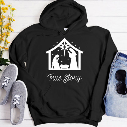 True Story Christmas Nativity Hoodie