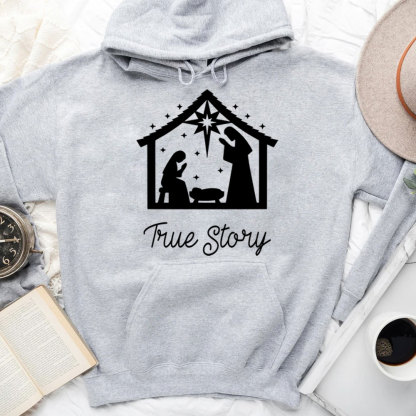 True Story Christmas Nativity Hoodie