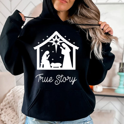 True Story Christmas Nativity Hoodie