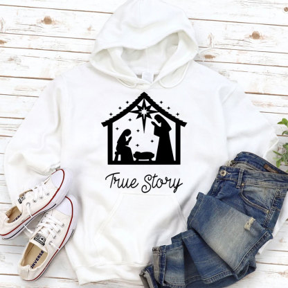 True Story Christmas Nativity Hoodie