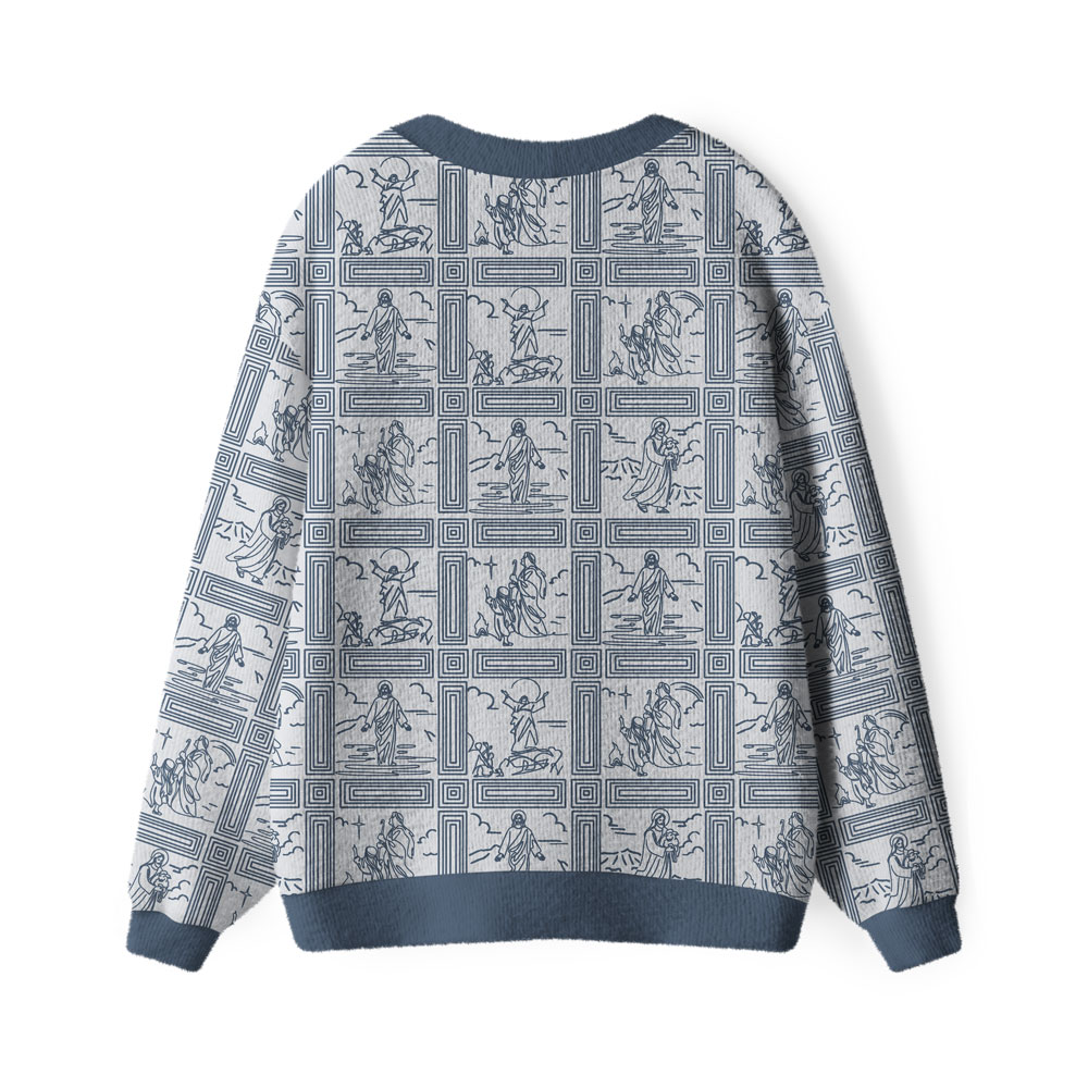 True Story Furry Christian Lightweight Cardigan