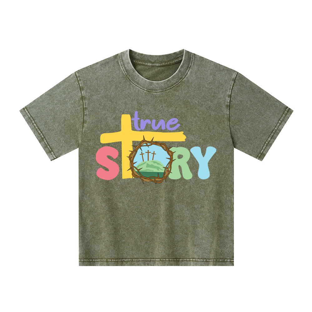 True Story Kid Washed T-Shirt