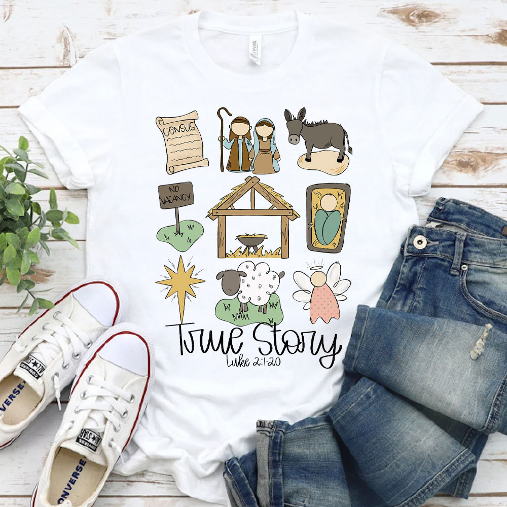 True Story Luke 21：20 Christian T-Shirt