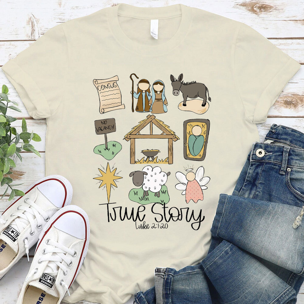 True Story Luke 21：20 Christian T-Shirt