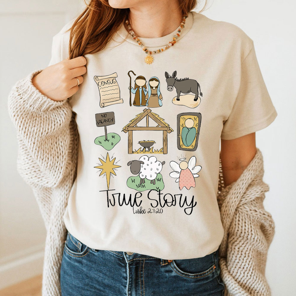 True Story Luke 21：20 Christian T-Shirt