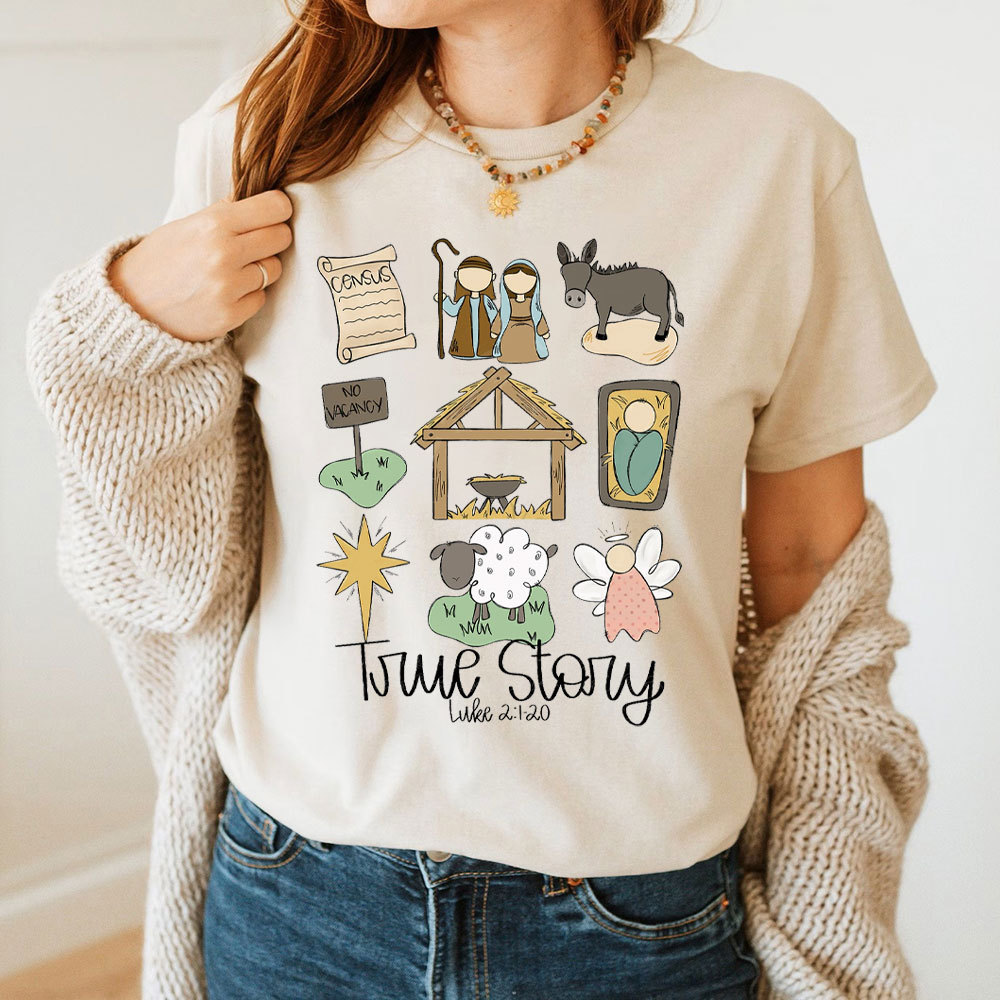 True Story Luke 21：20 Christian T-Shirt