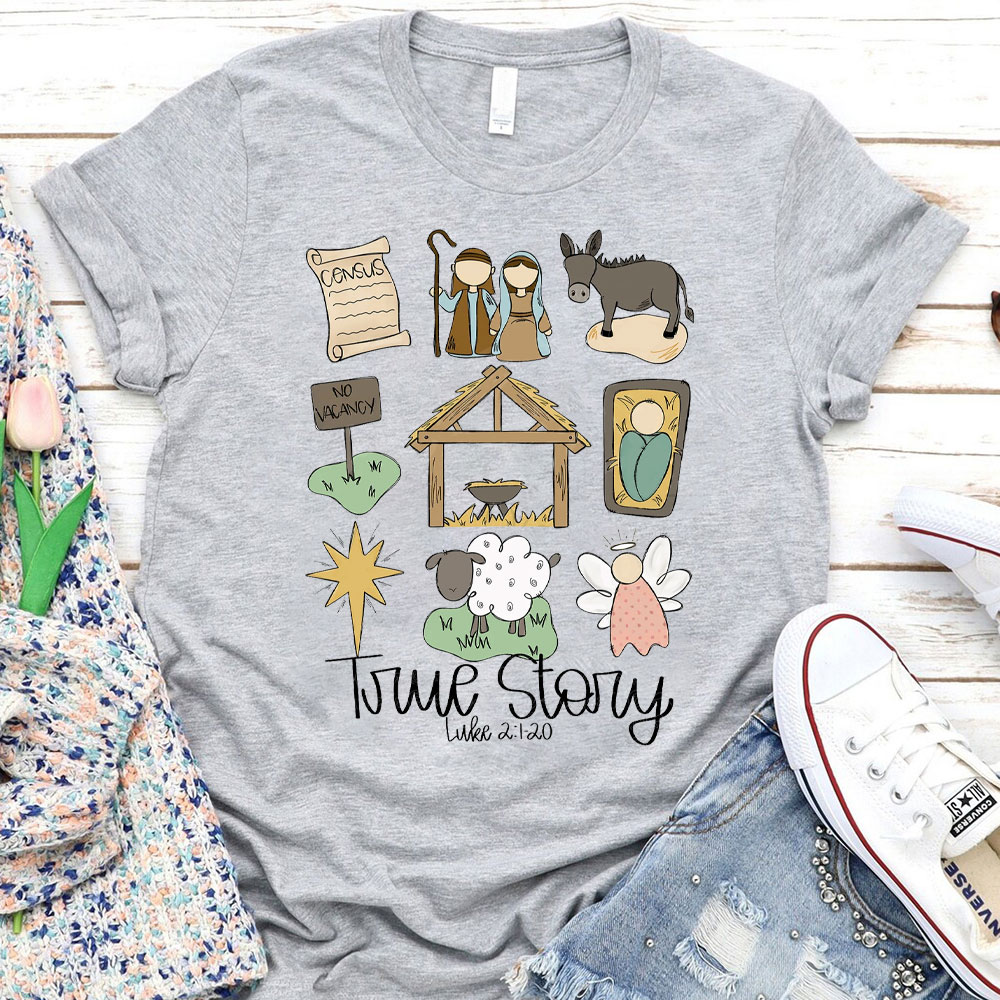 True Story Luke 21：20 Christian T-Shirt
