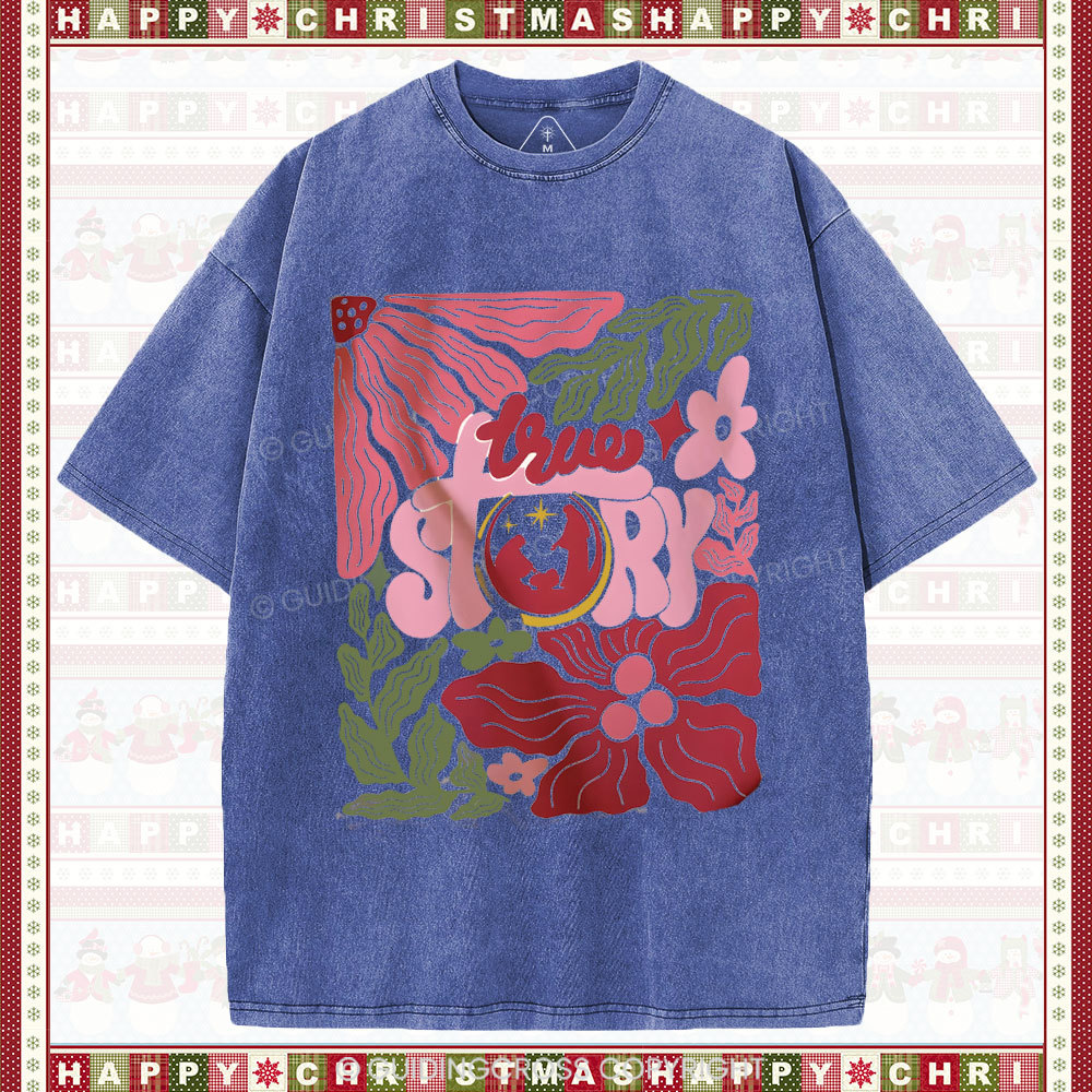 True Stroy Christian Christmas T-Shirt