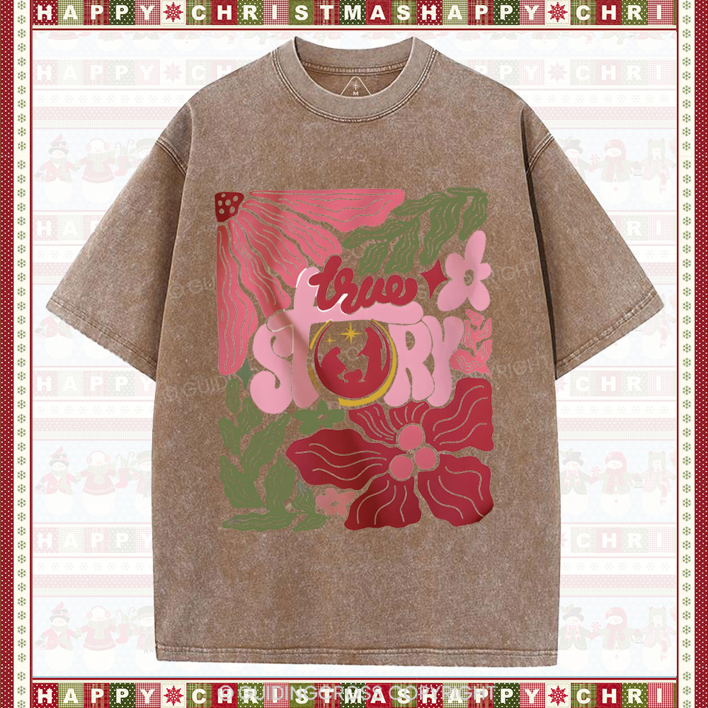 True Stroy Christian Christmas T-Shirt
