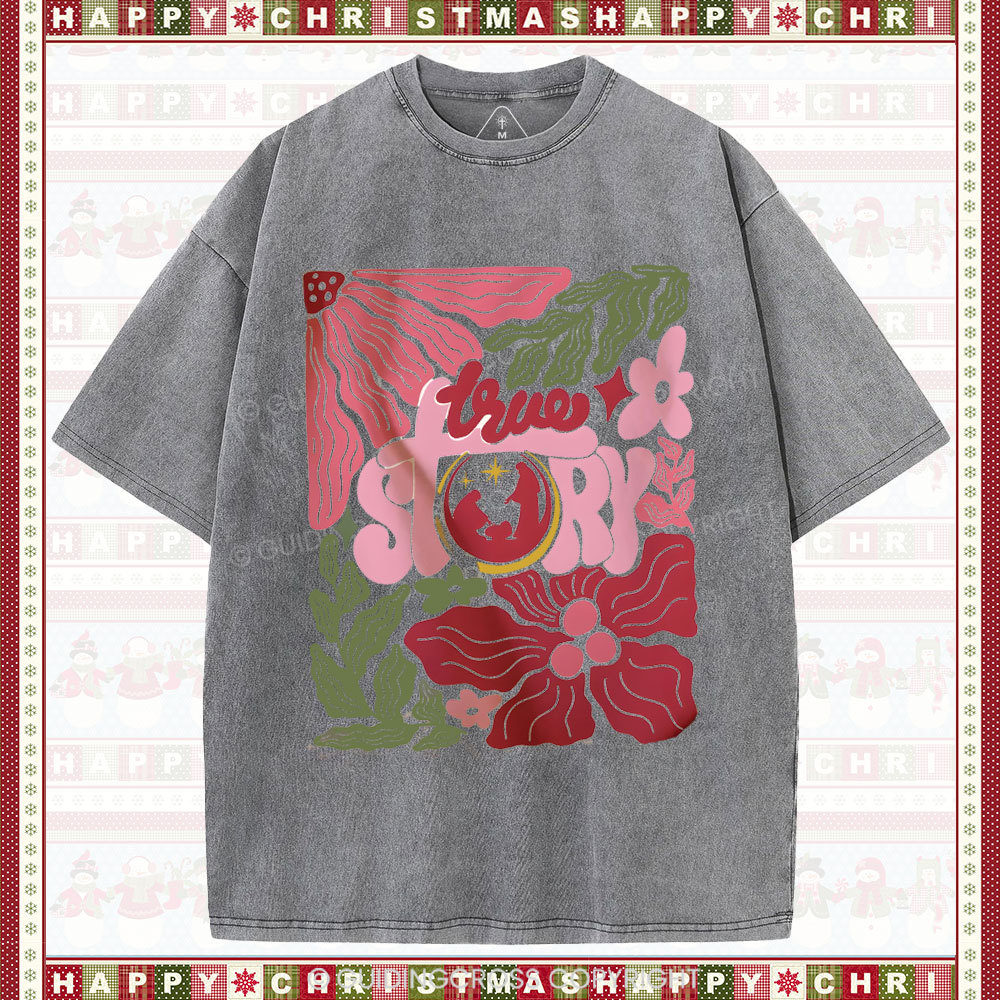 True Stroy Christian Christmas T-Shirt