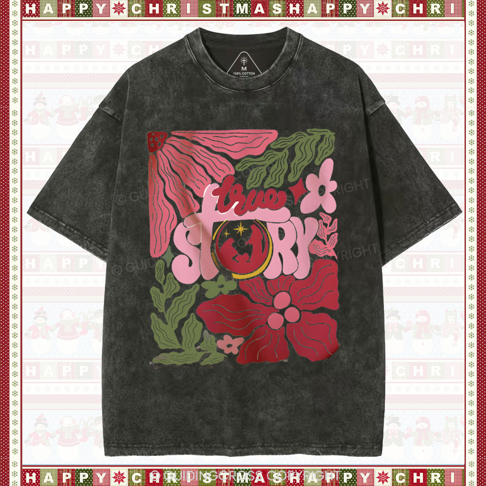 True Stroy Christian Christmas T-Shirt