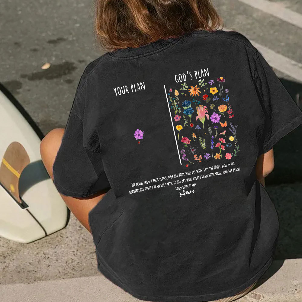 Trust God Christian Washed T-Shirt