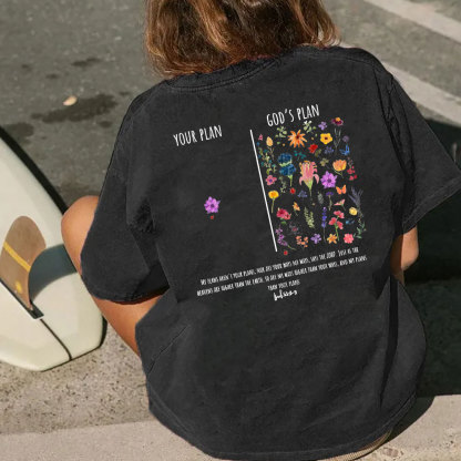 Trust God Christian Washed T-Shirt