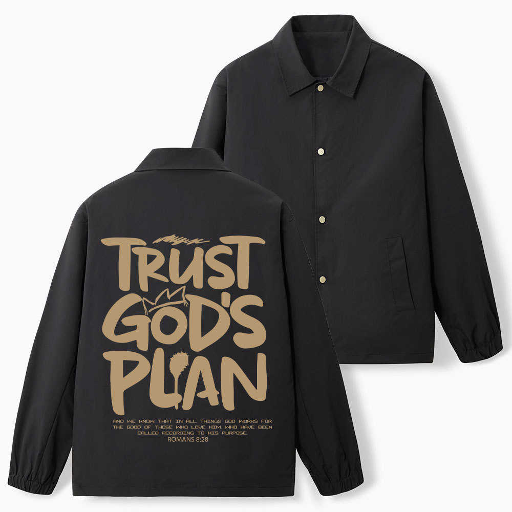 Trust God's Plan Christian Coach Jacket