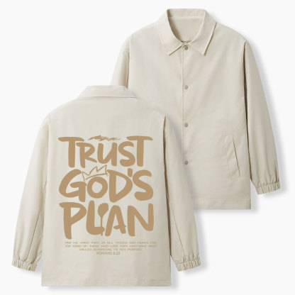 Trust God's Plan Christian Coach Jacket