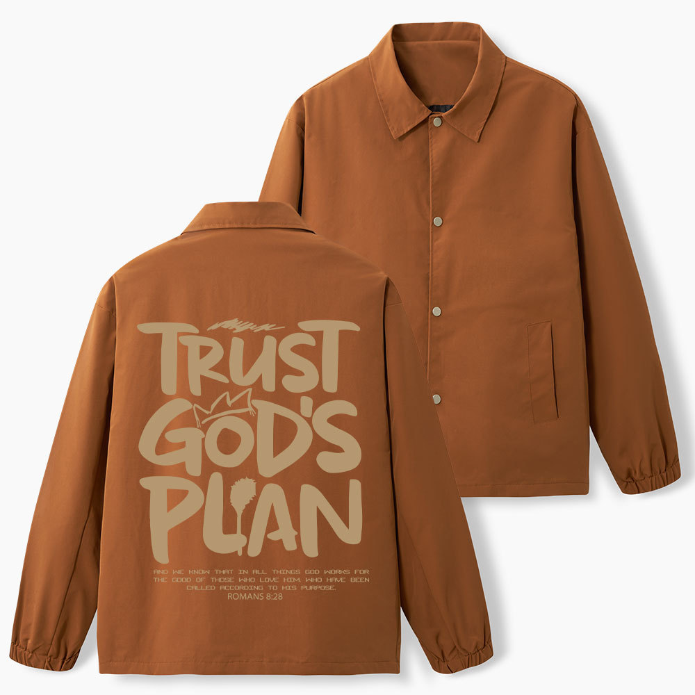 Trust God's Plan Christian Coach Jacket