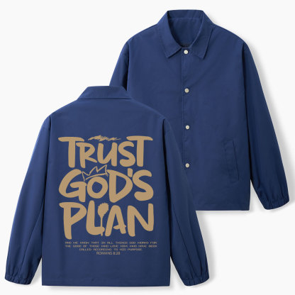 Trust God's Plan Christian Coach Jacket