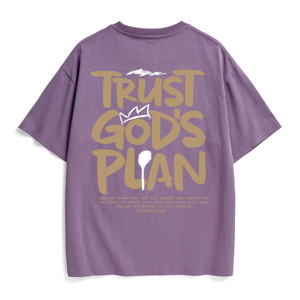 Trust God's Plan Christian Heavy Cotton T-Shirt