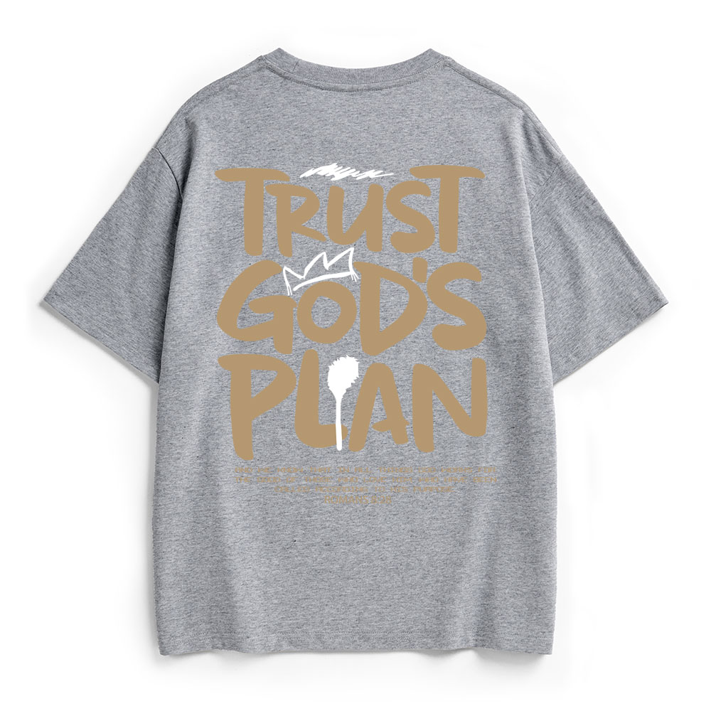 Trust God's Plan Christian Heavy Cotton T-Shirt
