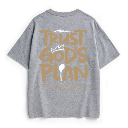 Trust God's Plan Christian Heavy Cotton T-Shirt
