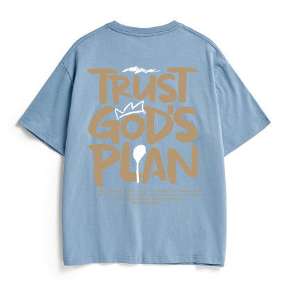 Trust God's Plan Christian Heavy Cotton T-Shirt