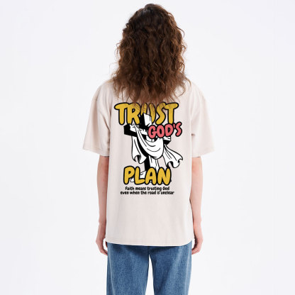 Trust God's Plan Christian Washed T-Shirt