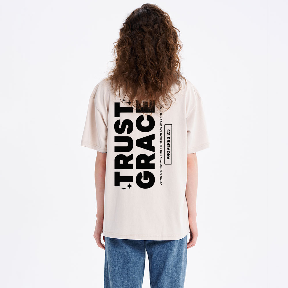 Trust Grace Christian Washed T-Shirt