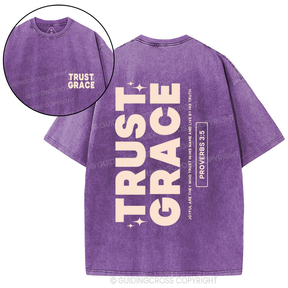 Trust Grace Christian Washed T-Shirt