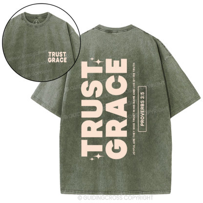 Trust Grace Christian Washed T-Shirt