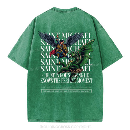 Trust In God Christian Washed T-Shirt