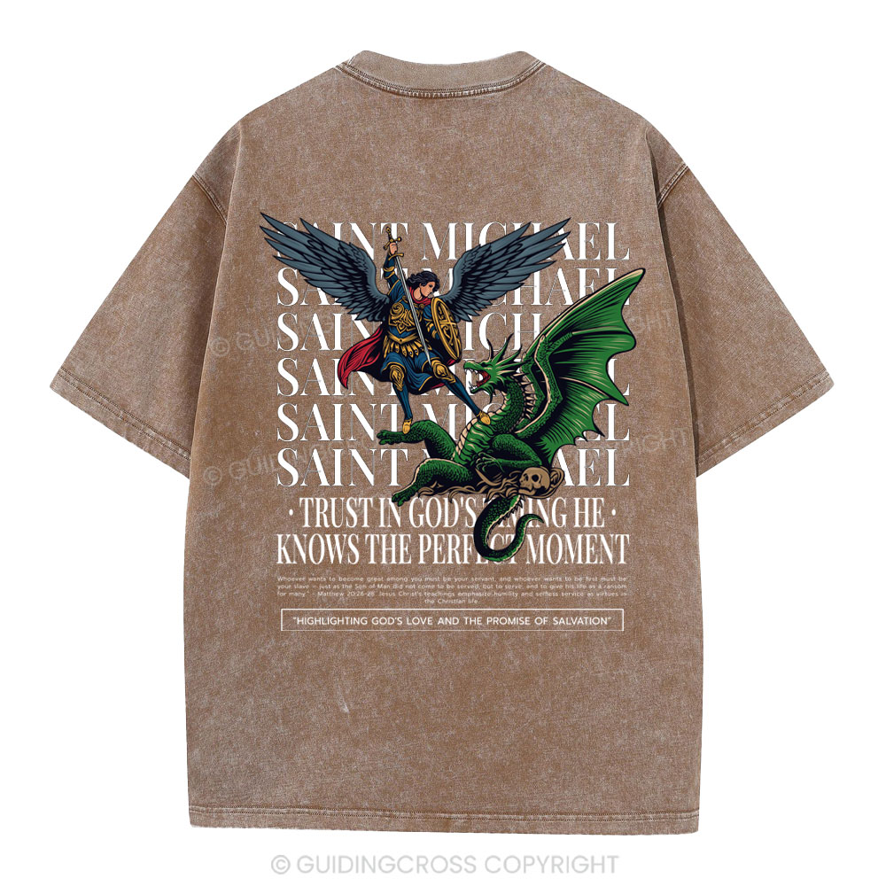 Trust In God Christian Washed T-Shirt