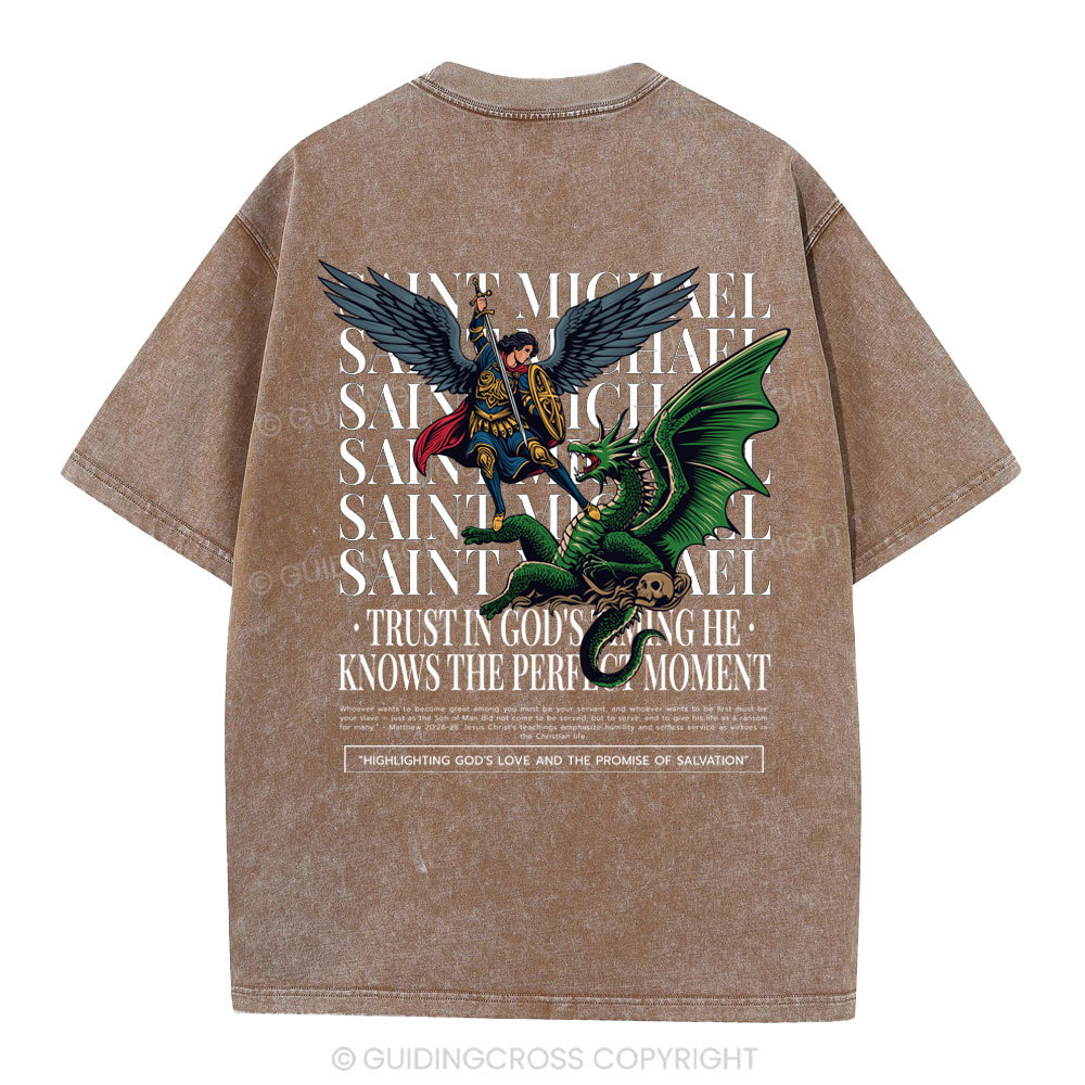 Trust In God Christian Washed T-Shirt