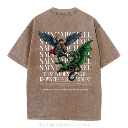 Trust In God Christian Washed T-Shirt