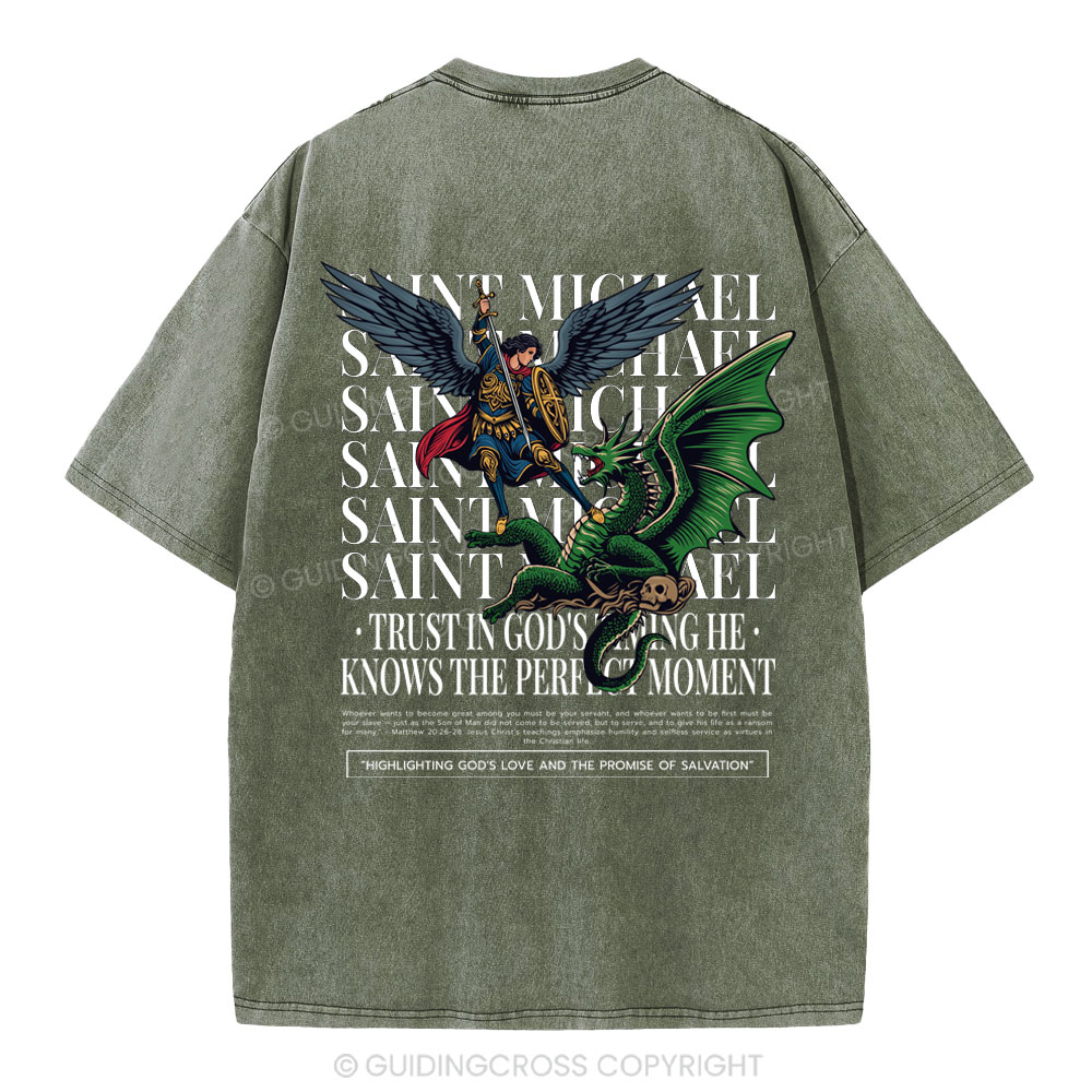 Trust In God Christian Washed T-Shirt