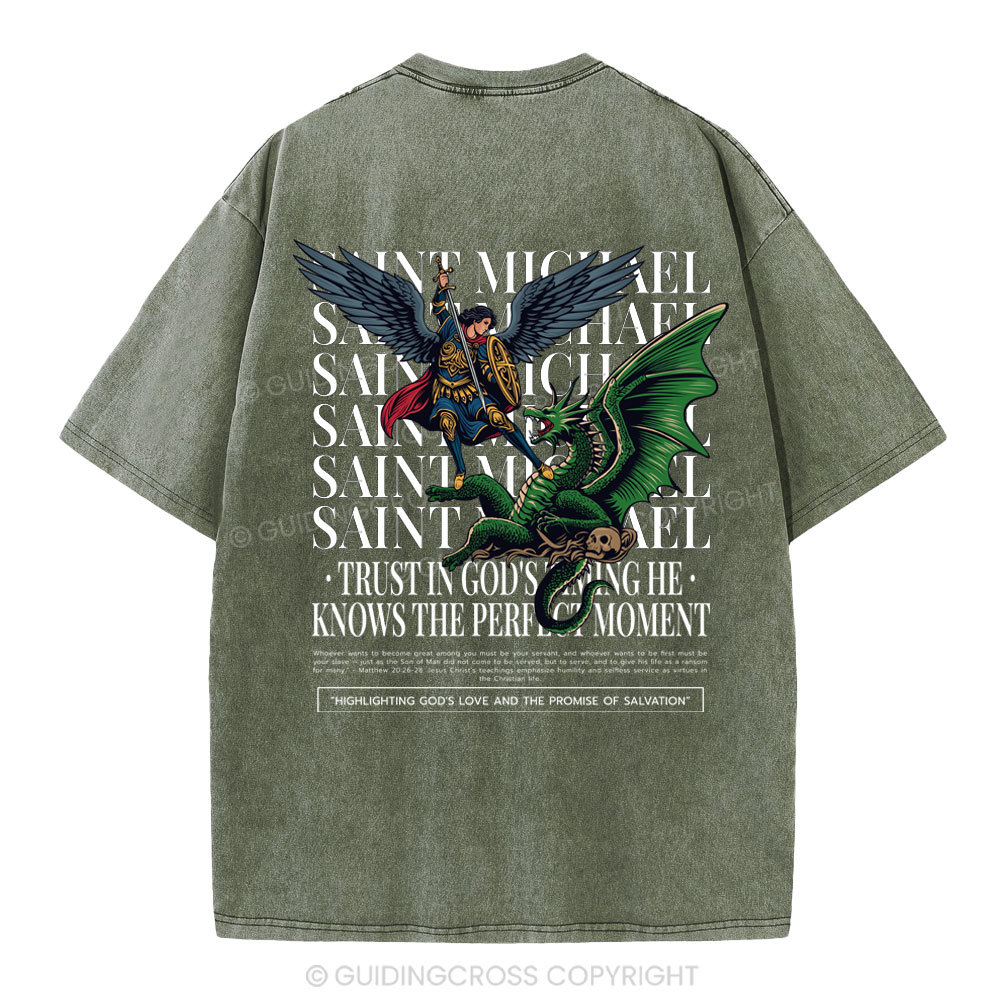 Trust In God Christian Washed T-Shirt