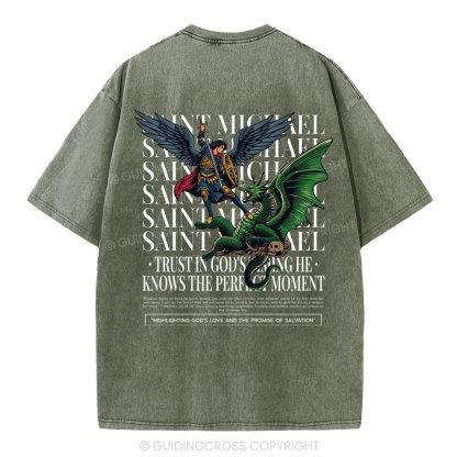 Trust In God Christian Washed T-Shirt