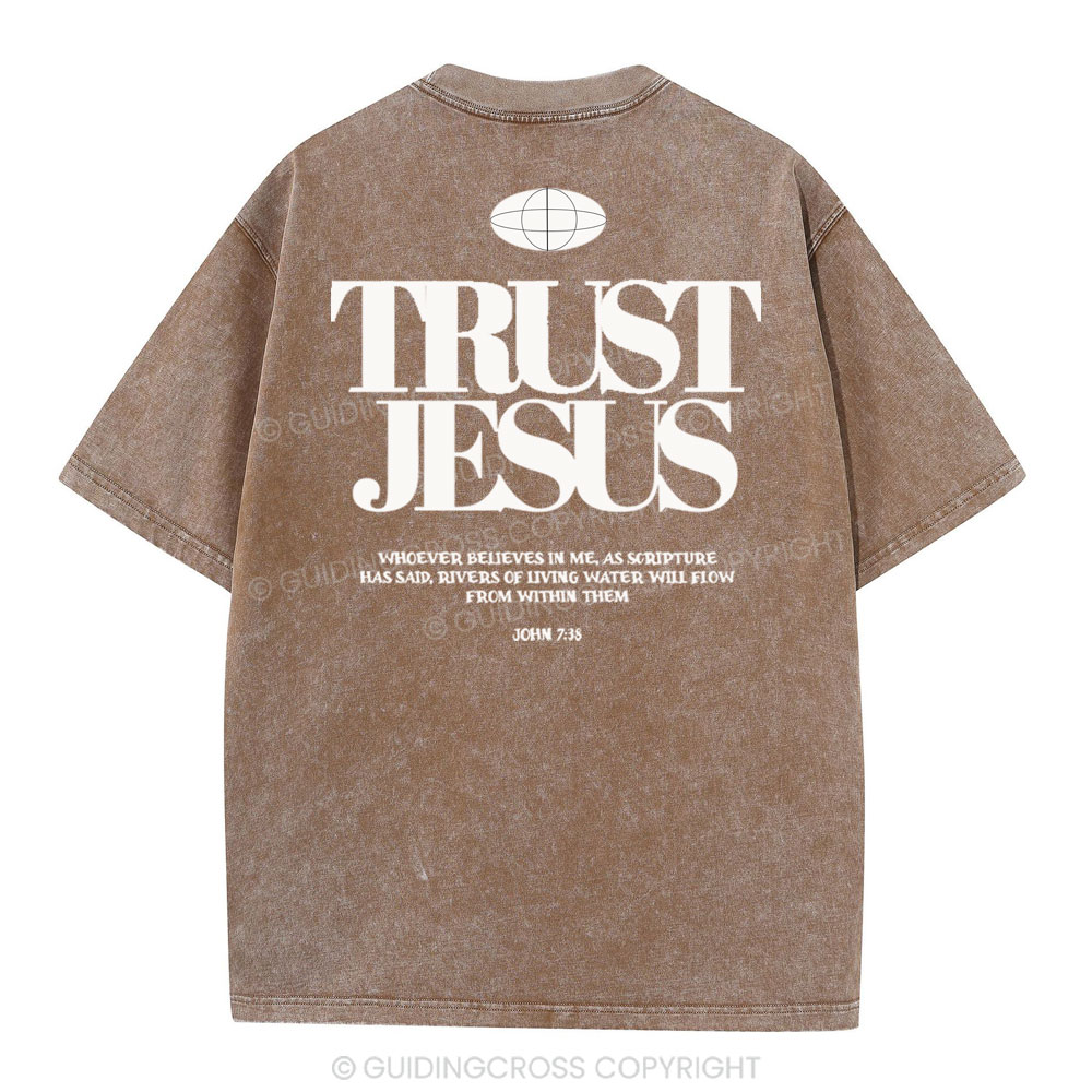 Trust In The Jesus Christian Washed T-Shirt