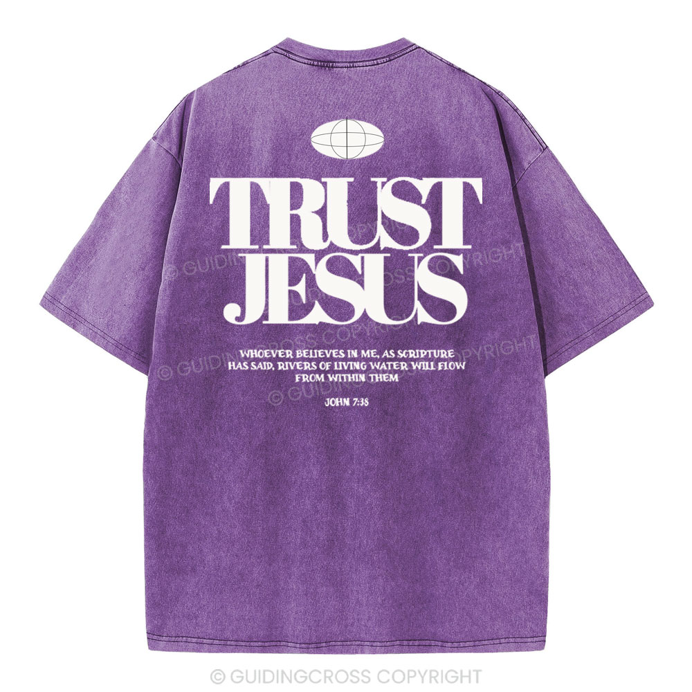 Trust In The Jesus Christian Washed T-Shirt