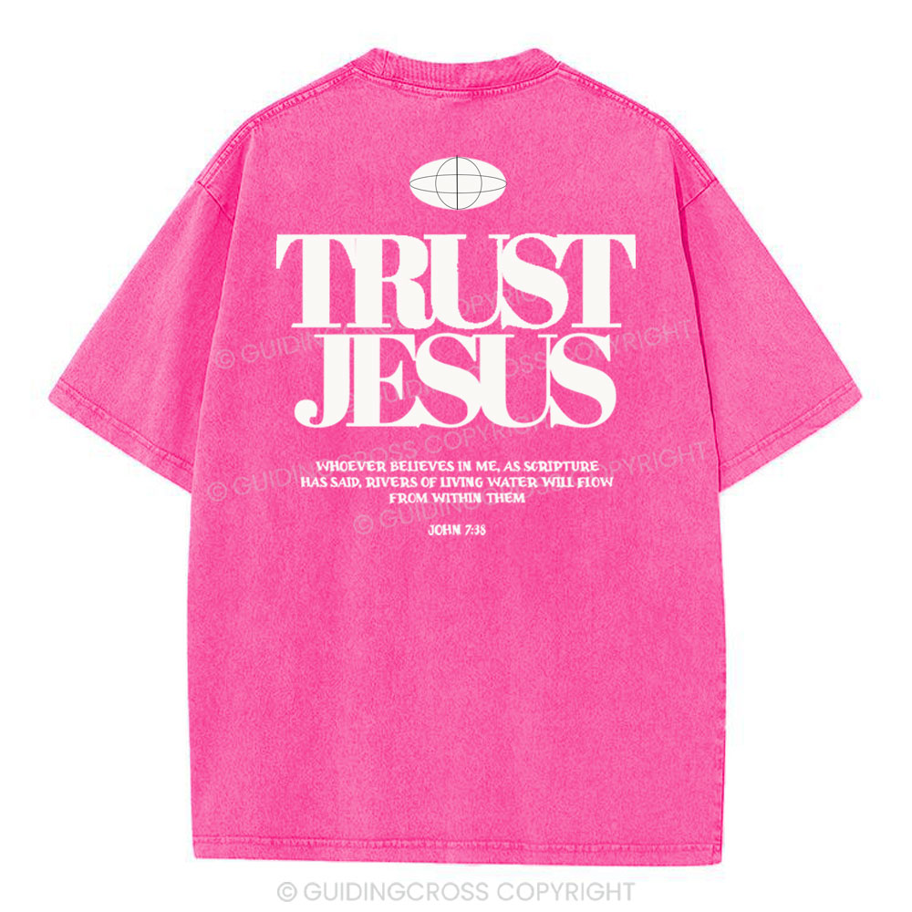 Trust In The Jesus Christian Washed T-Shirt
