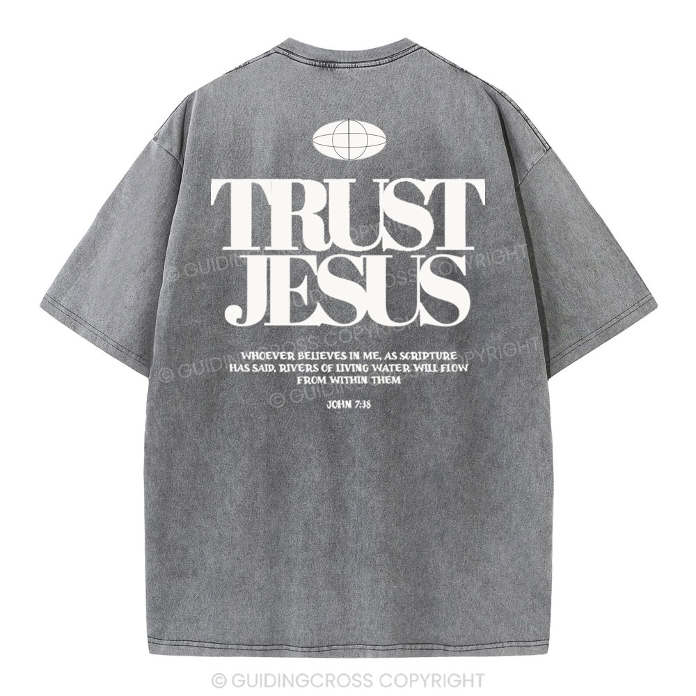 Trust In The Jesus Christian Washed T-Shirt