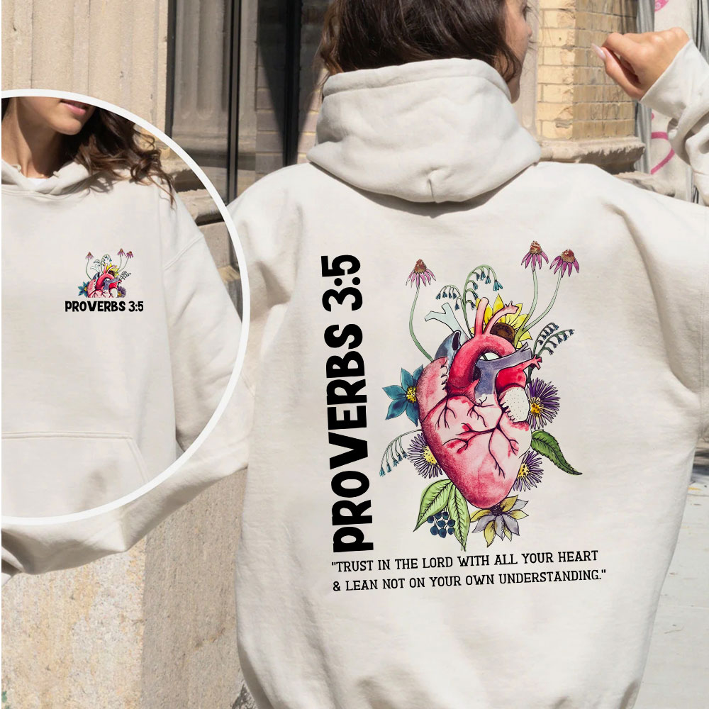 Trust In The Lord Christian Fleece Hoodie Set